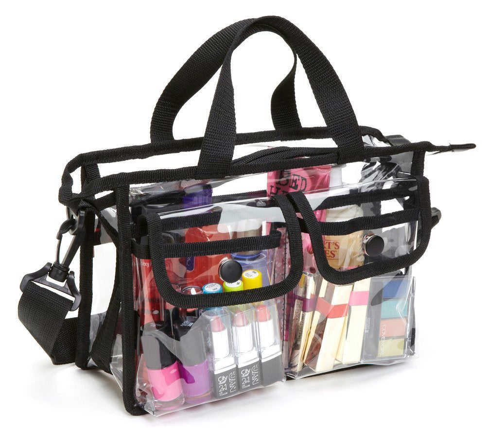 Lkblock Transparent Waterproof Large-Capacity Cosmetic Bag for Men and Women