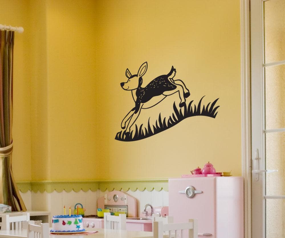 Vinyl Wall Decal Sticker Little Deer #OS_DC695 - Removable & Easy to Apply