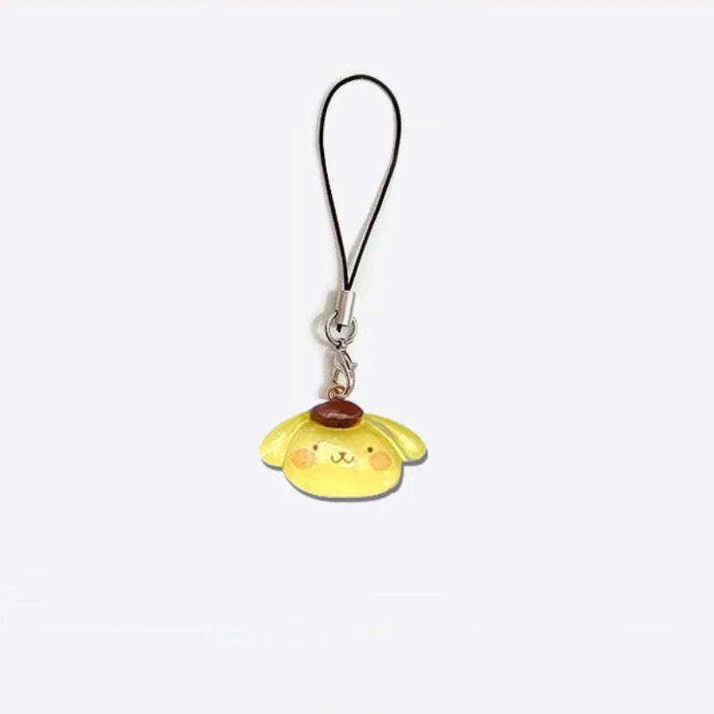 Kawaii Anime Hello Kitty Creative Bow Love Phone Chain Pendant
