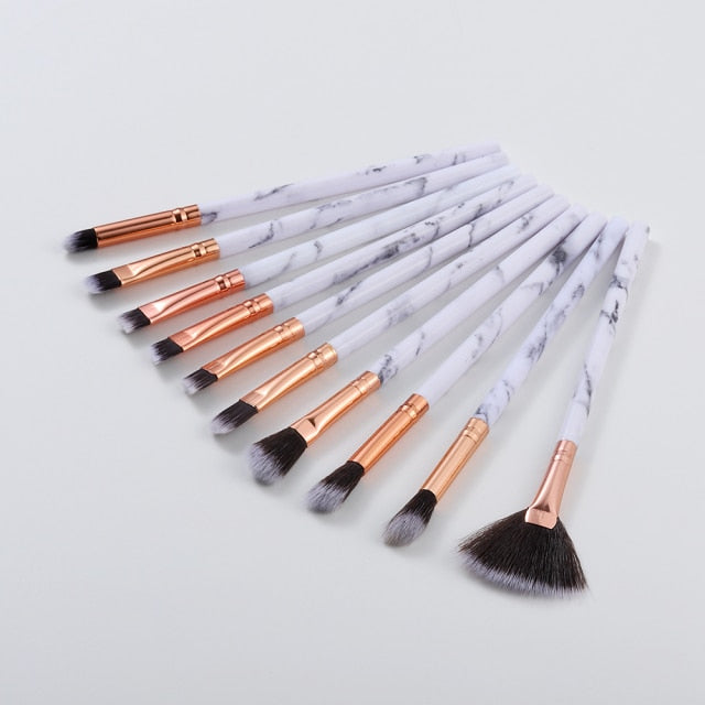 20/10/6 Pieces Makeup Brushes Set for Eye Shadow, Foundation, Powder, Eyeliner, Eyelash, and Lip Makeup
