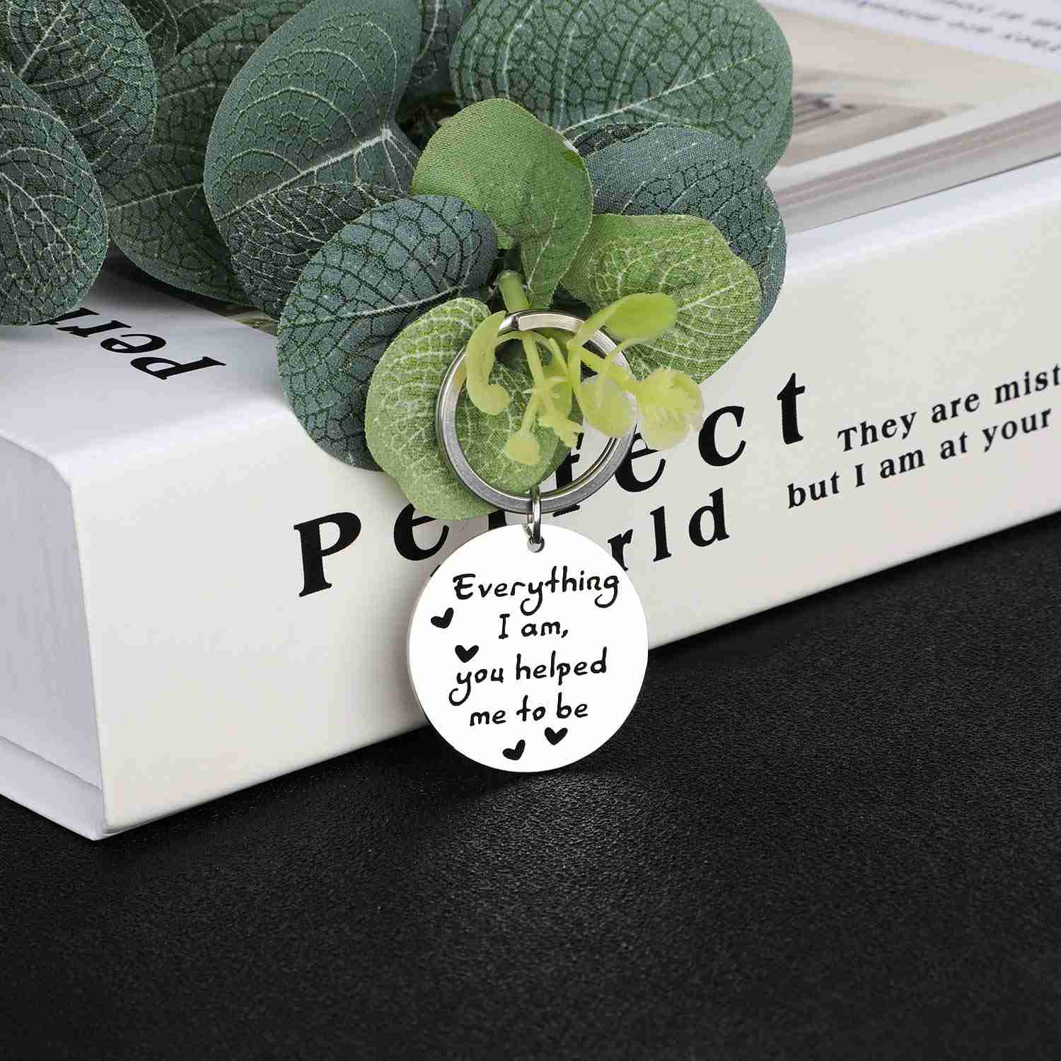 Mom Dad Gifts Keychain - Thank You Present for Parents, Teachers, Coaches