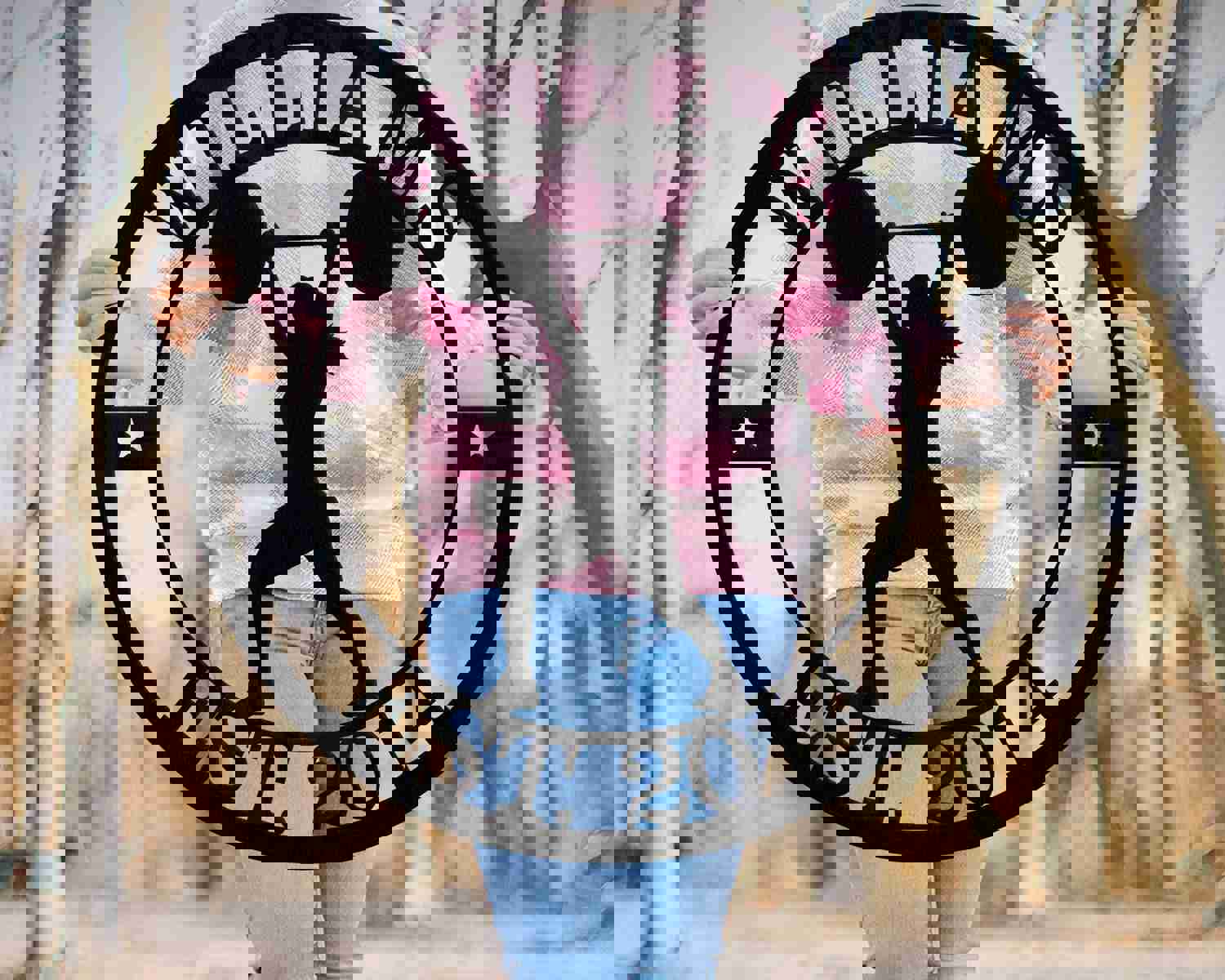 Fitness Lady Metal Wall Art - Custom Gym Decor