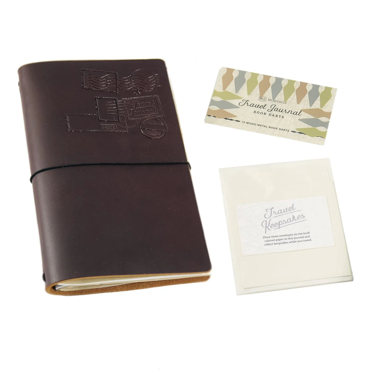 Globetrotter Vacation Travel Journal - Refillable Leather Journal with Planning Templates