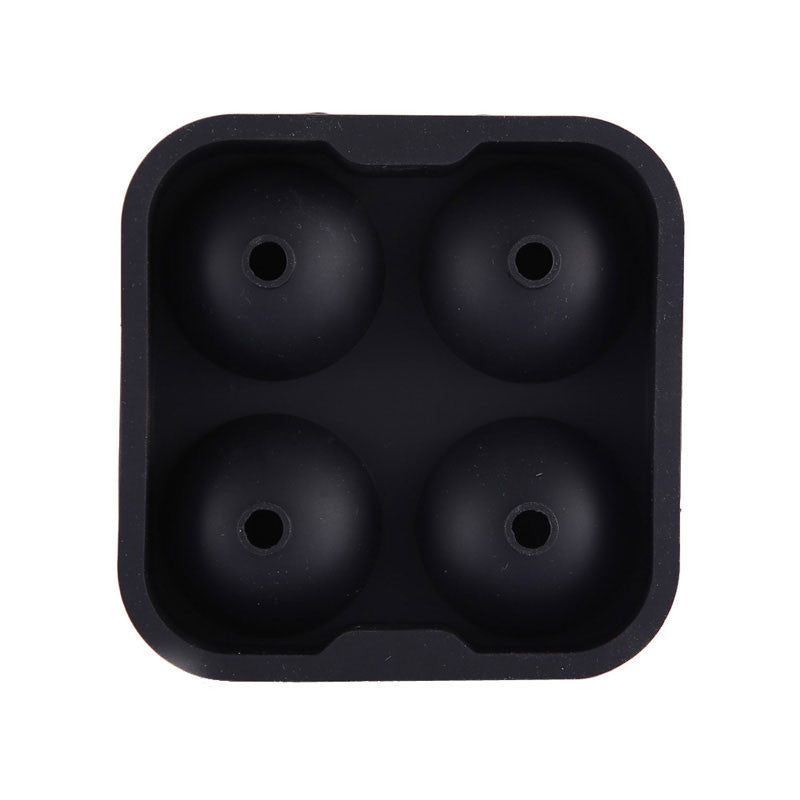 Whiskey Cocktail Ice Cube Ball Maker - BPA Free Silicone Ice Mold with Lid