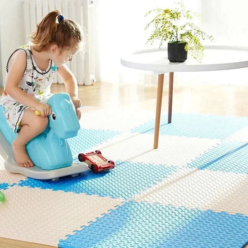8-16pcs Baby Puzzle Floor Mat EVA Foam Play Carpet for Kids - Educational & Soft