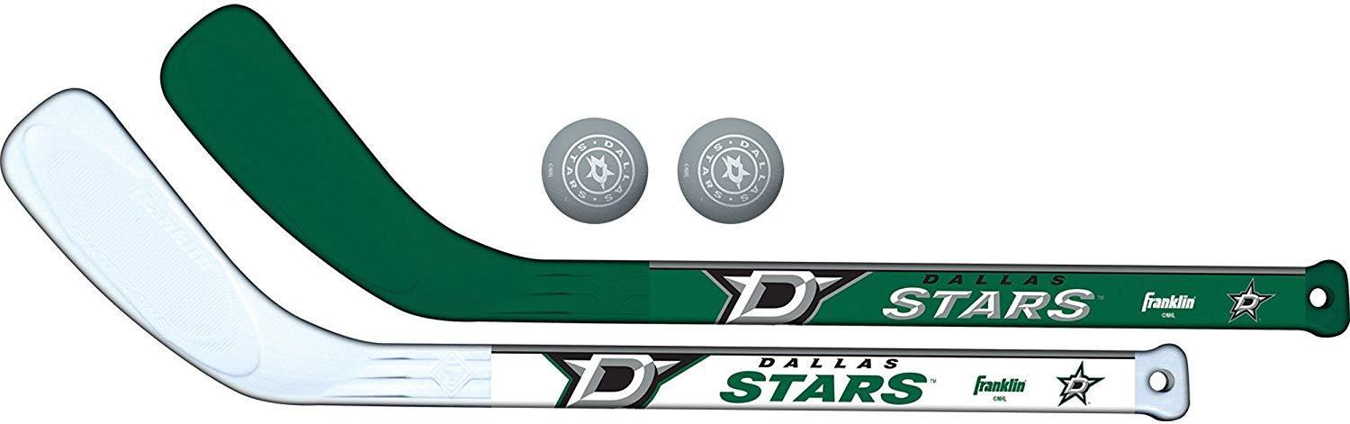 Franklin Sports NHL Team Mini Hockey 2 Piece Stick Set for Kids
