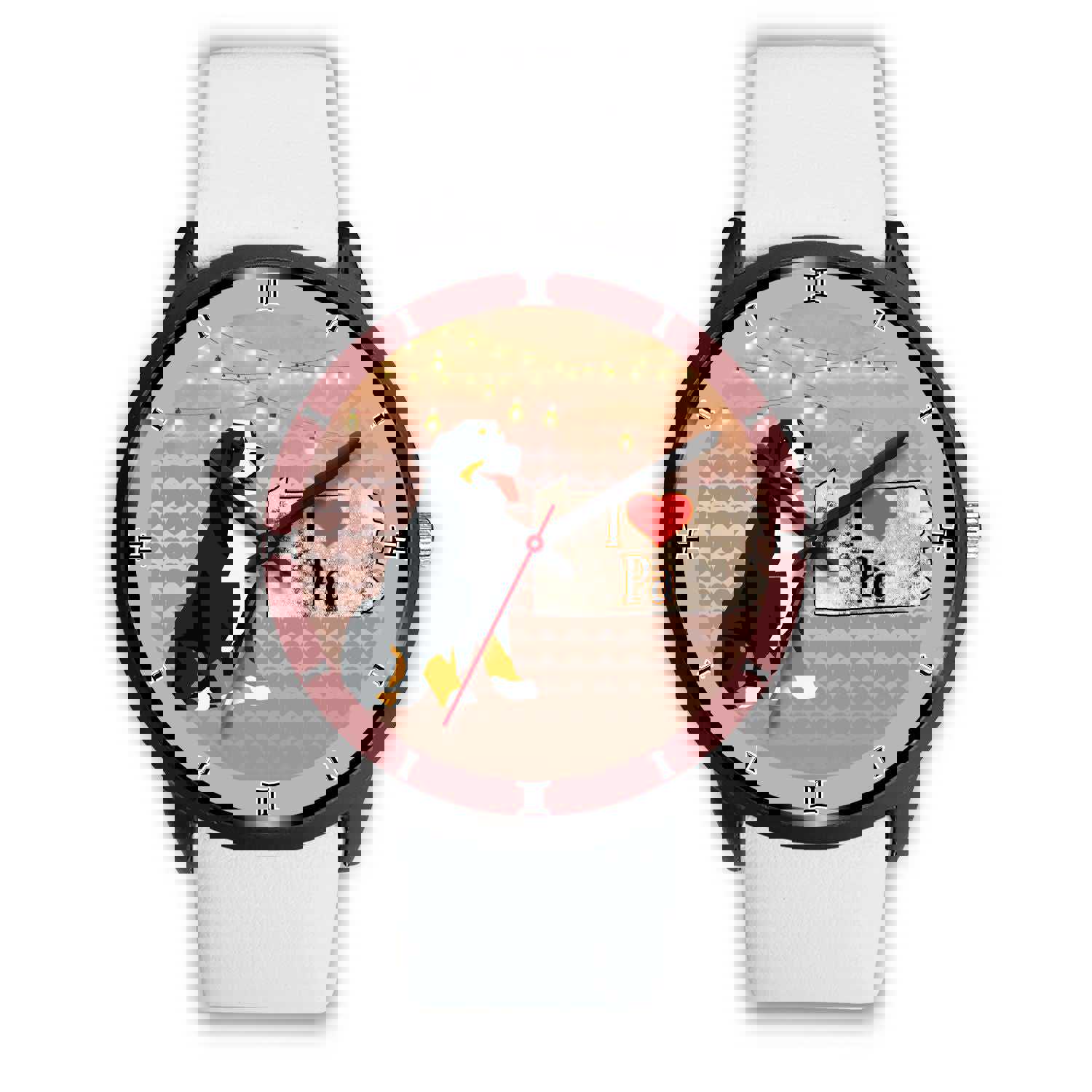 Bernese Mountain Dog Art Pennsylvania Christmas Special Wrist Watch