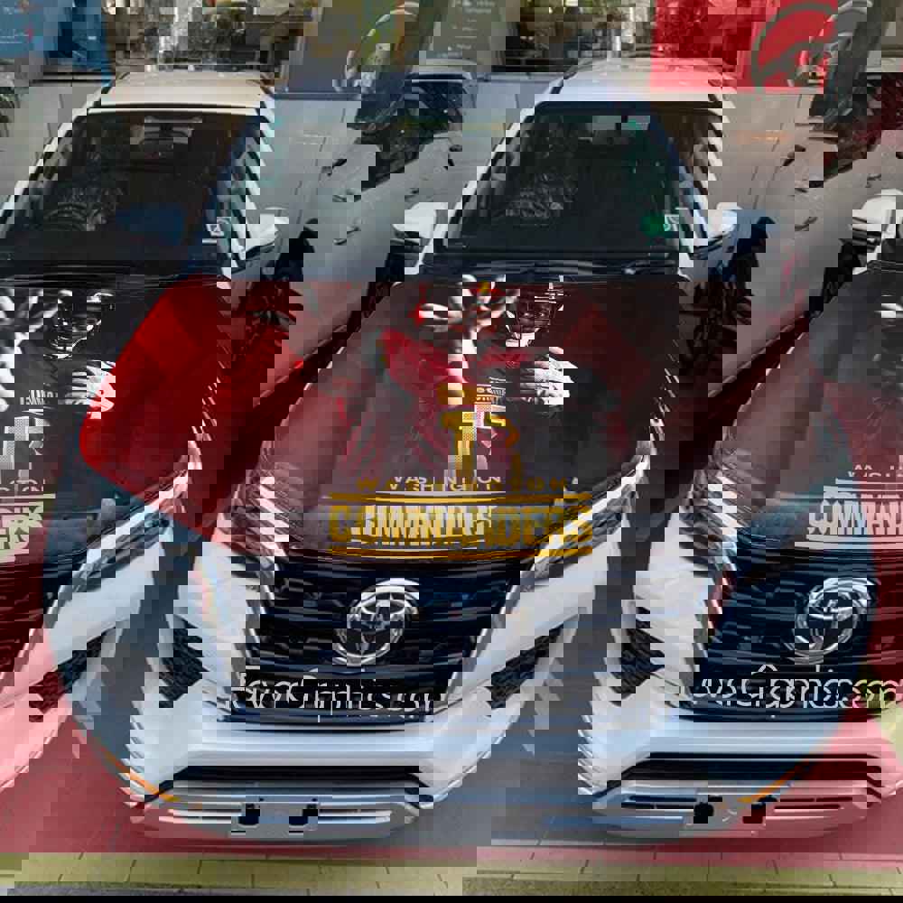 Washington Commanders Itasha Car Vinyl Hood Wrap Decal Sticker