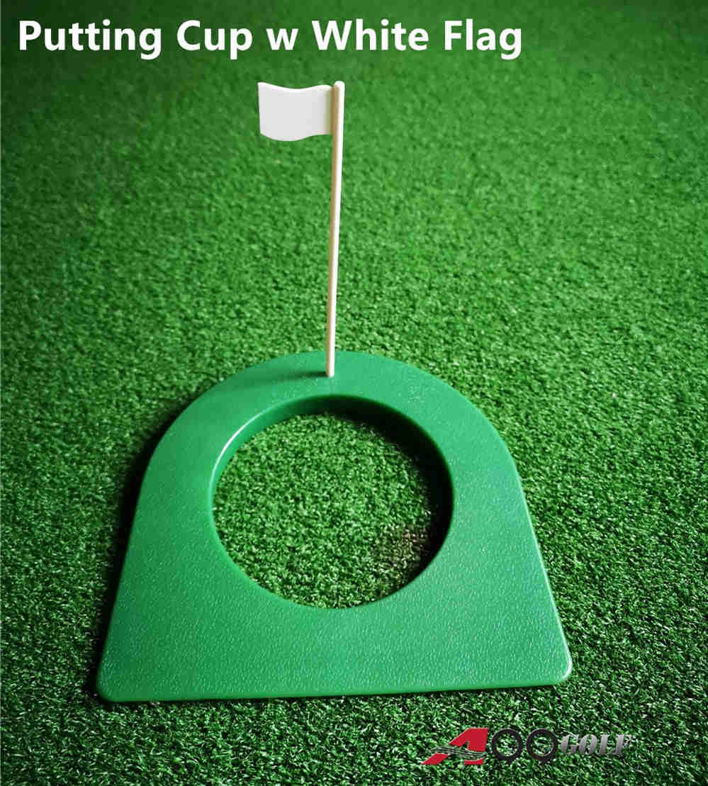 A99 Golf Putting Cup with Flag - Indoor Putting Training Aid for Home Use
