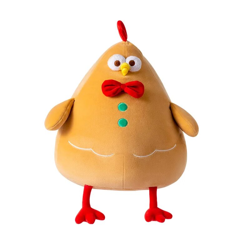 Cute Christmas Gingerbread Man Plush Toy - Festive Snowhouse Pillow Gift