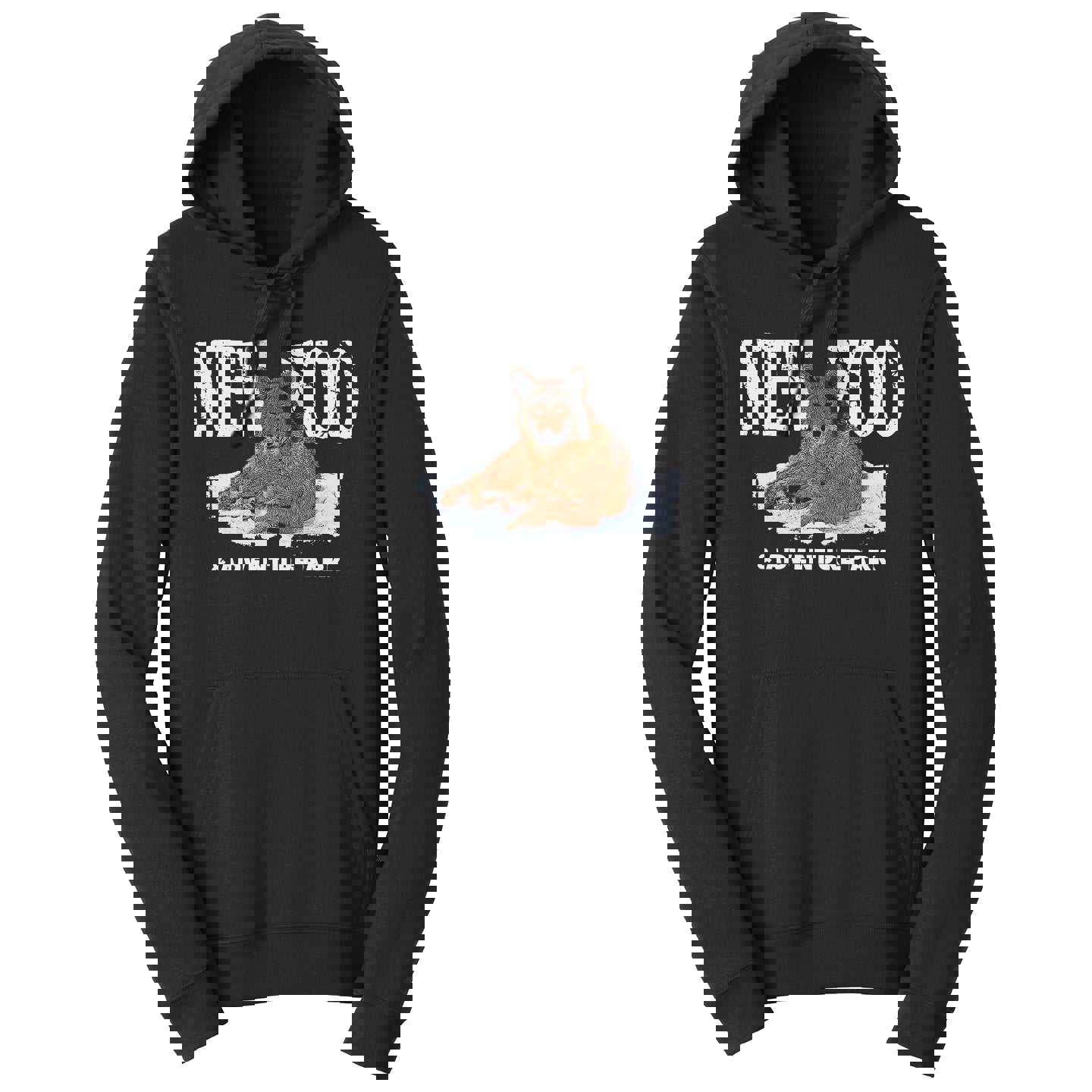 NEW Zoo Logo Red Wolf Art - Adult Unisex Hoodie Sweatshirt