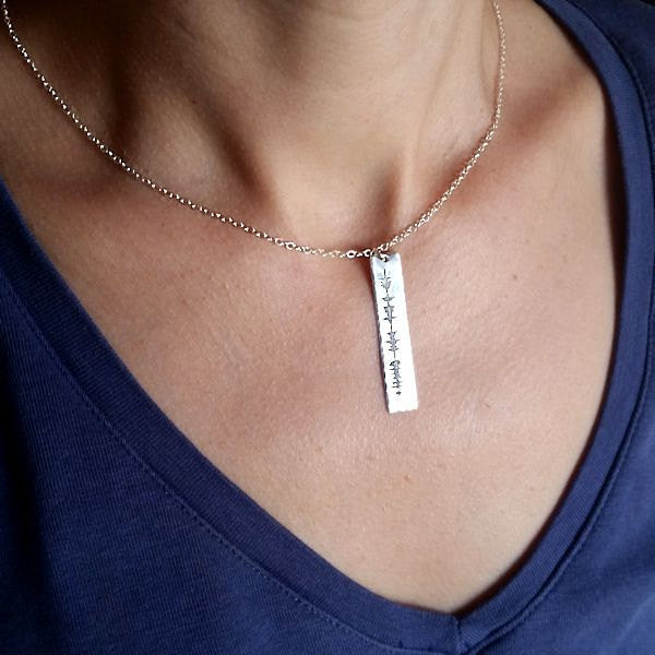 Soundwave Necklace - Personalized Gift Idea