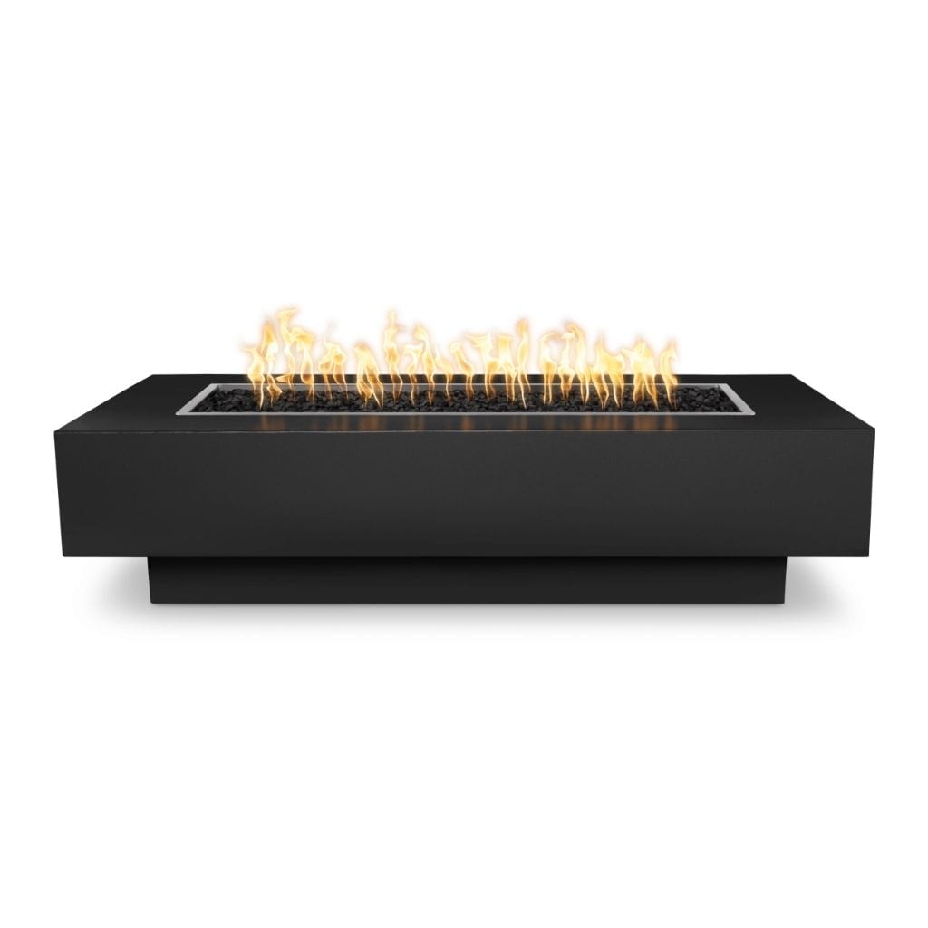 The Outdoor Plus 48 Coronado Powder Coated Steel Rectangle Fire Pit Table
