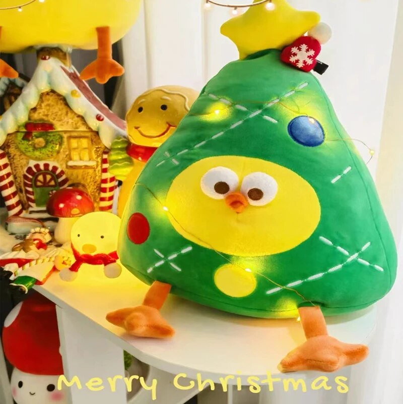Cute Christmas Gingerbread Man Plush Toy - Festive Snowhouse Pillow Gift