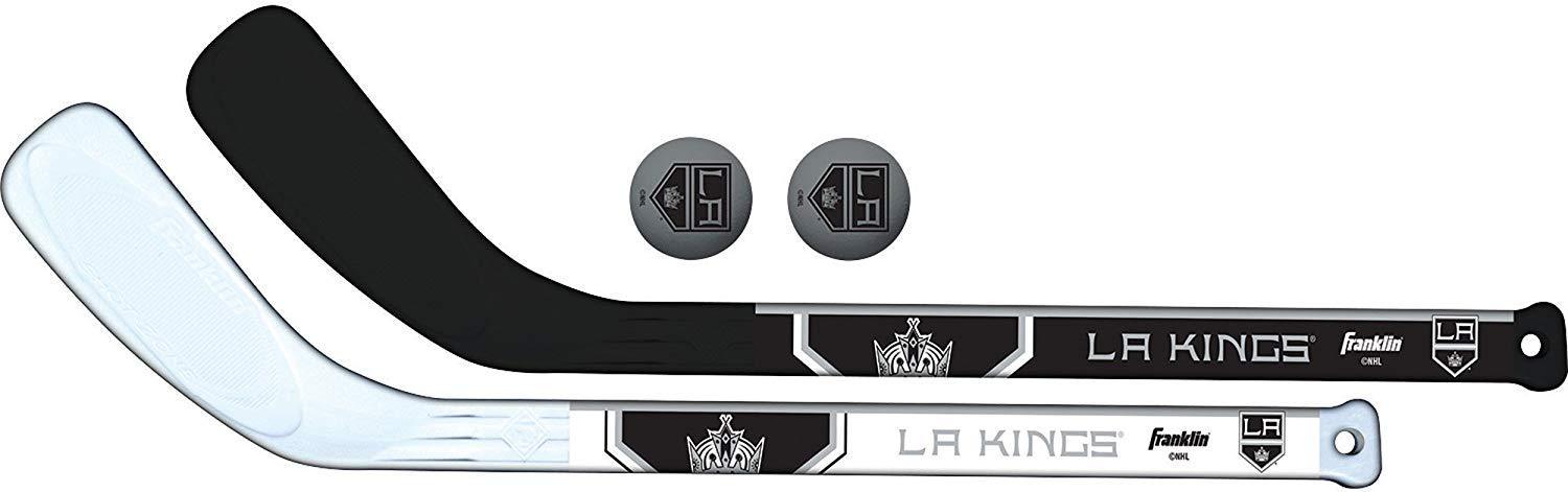 Franklin Sports NHL Team Mini Hockey 2 Piece Stick Set for Kids