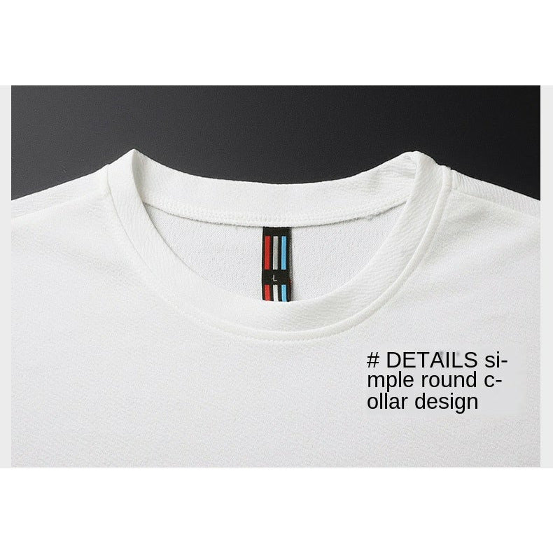 Men's Sportswear Tracksuit Two Piece Set - T-Shirt and Shorts for Running and Jogging