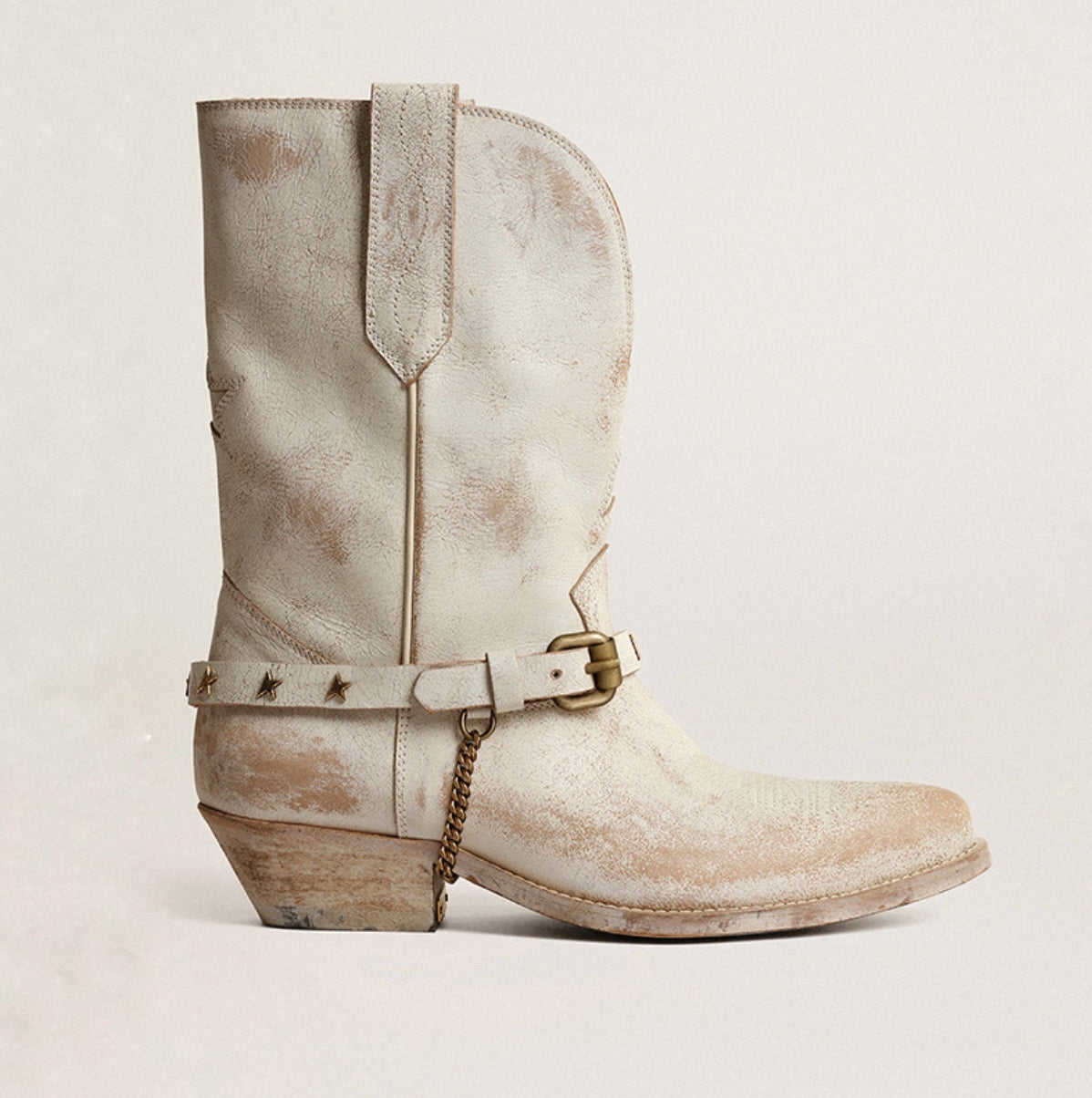 Golden Goose Low Wish Star Belt Boot