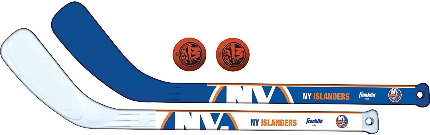 Franklin Sports NHL Team Mini Hockey 2 Piece Stick Set for Kids
