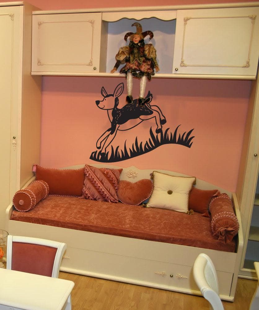Vinyl Wall Decal Sticker Little Deer #OS_DC695 - Removable & Easy to Apply