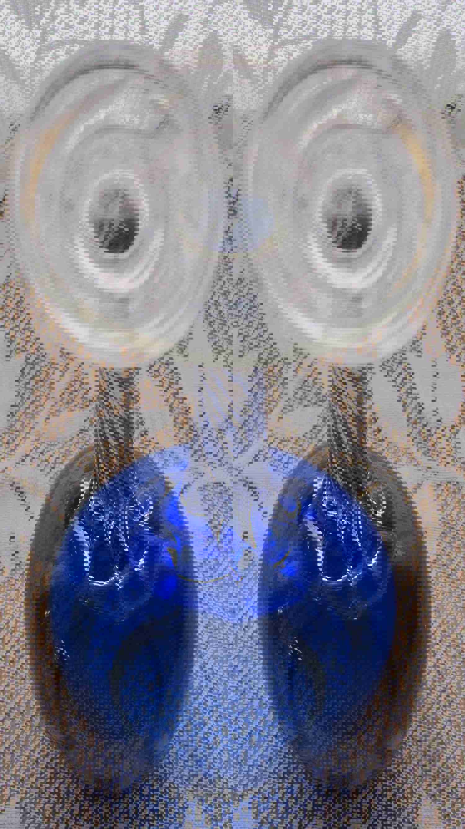 Vintage 7 Wine Glass with Gold Ring - Elegant Handcrafted Glassware