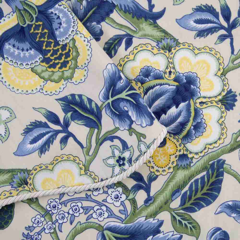 Ellis Curtain Regency Swag Shaped 3 Rod Pocket Valances for Windows 100 x 30 Blue