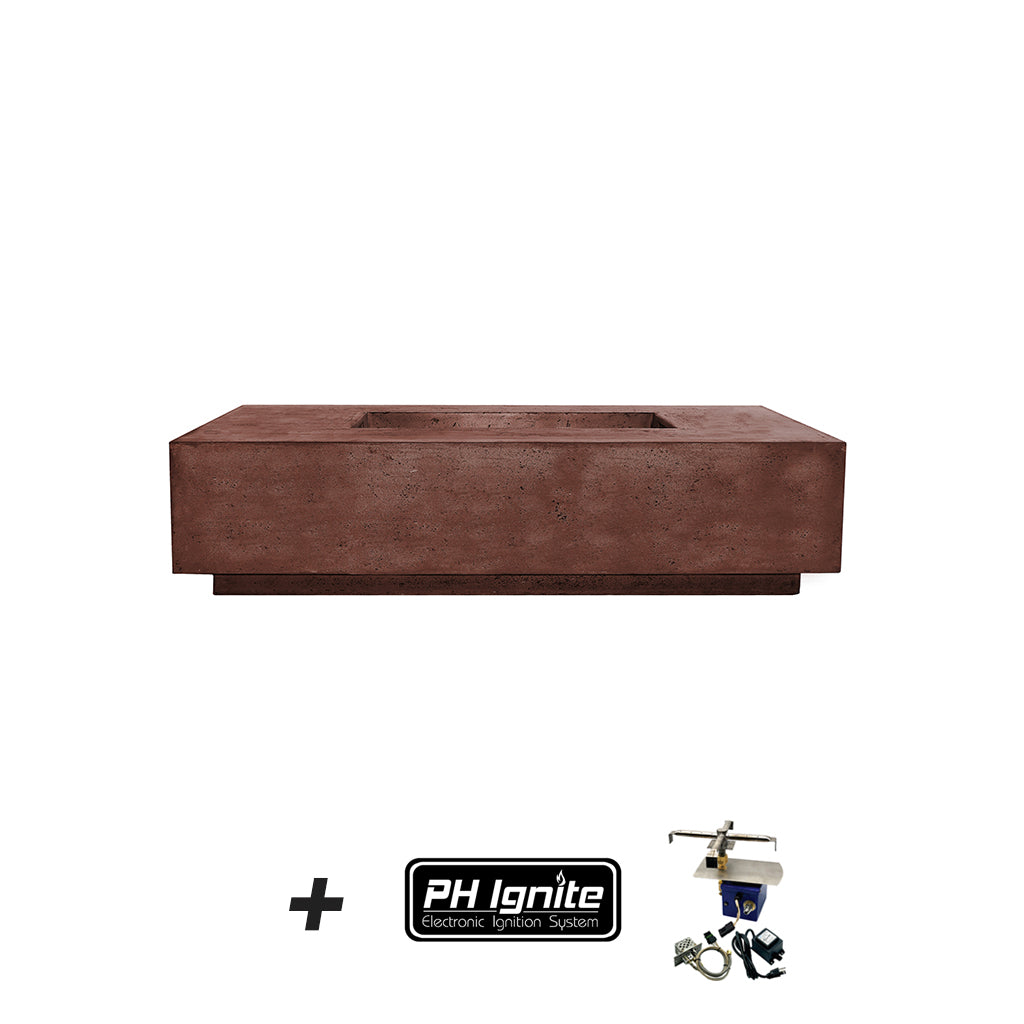 Tavola 4 Fire Table - Outdoor Gas Fire Pit with Lava Rocks