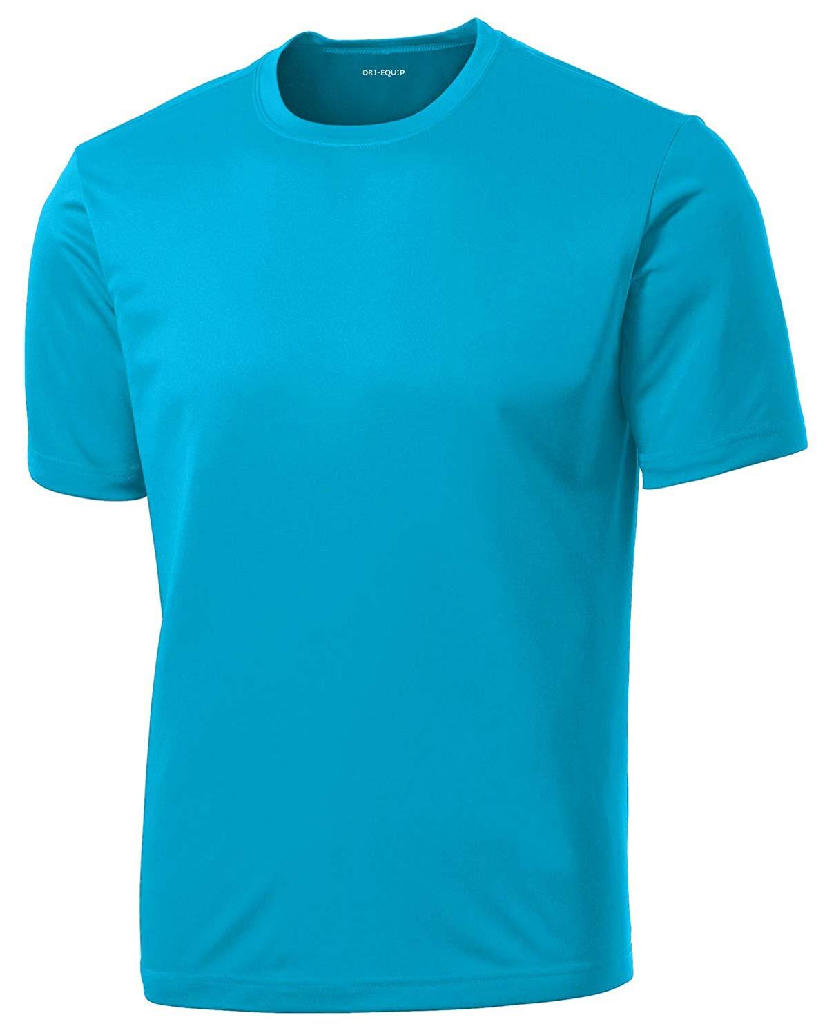 Dri-Equip Youth Athletic All Sport Training Tee Shirts - 24 Colors, Moisture-Wicking & Breathable