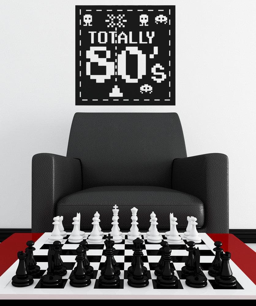 Vinyl Wall Decal Sticker Totally 80s #OS_AA450 - Removable & Easy to Apply