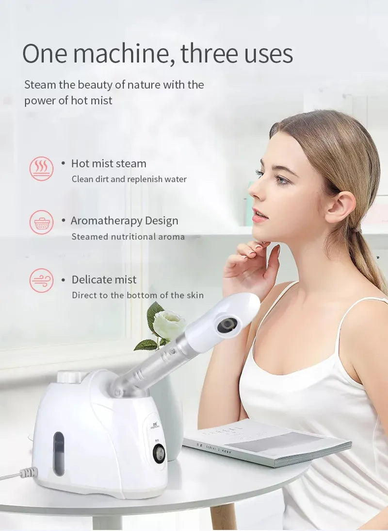 Radiant Spa Glow: Premium Ozone Facial Steamer for Effective Skincare