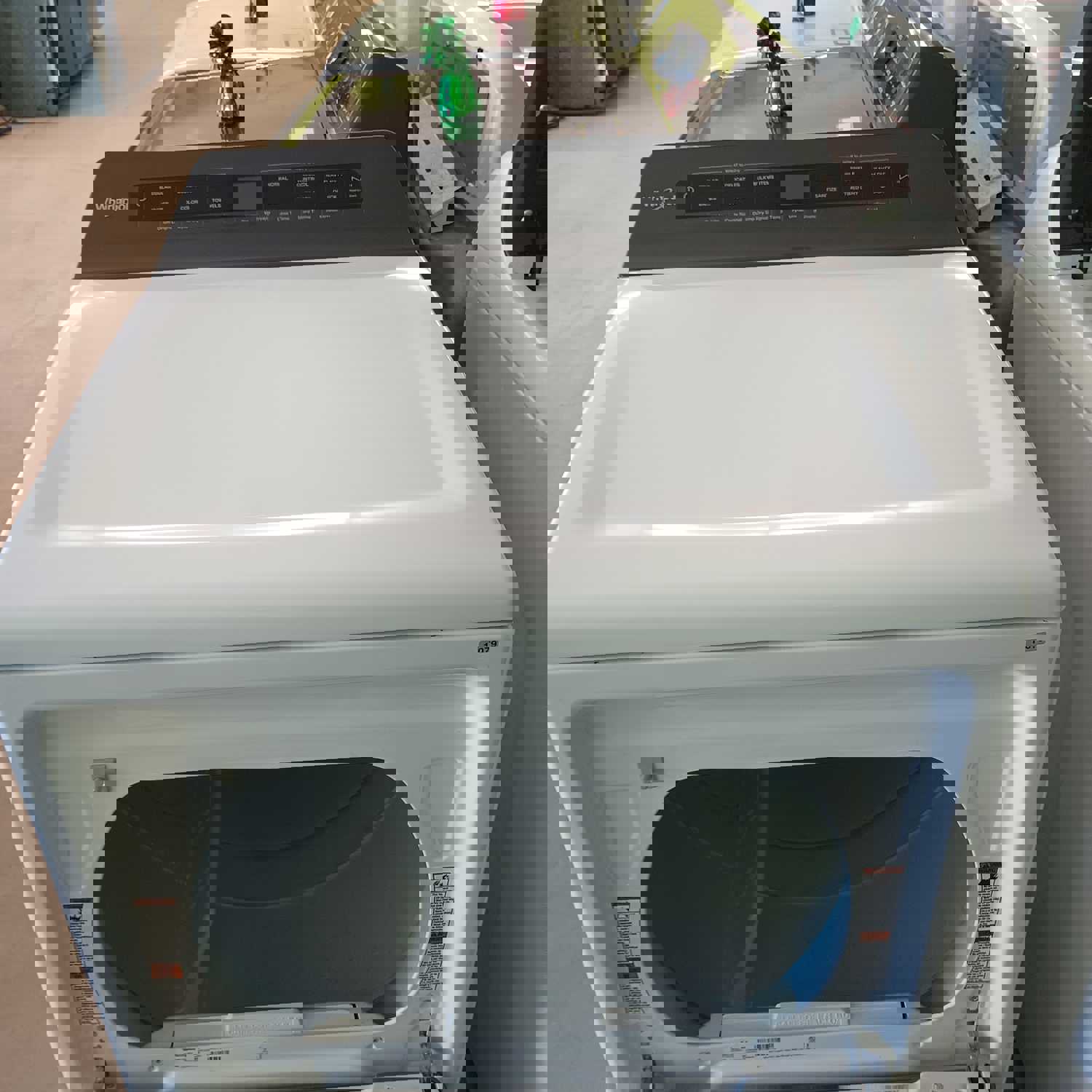 Whirlpool 4.8 cuft Top-load Washer and 7.4 cuft Dryer Set (Used)