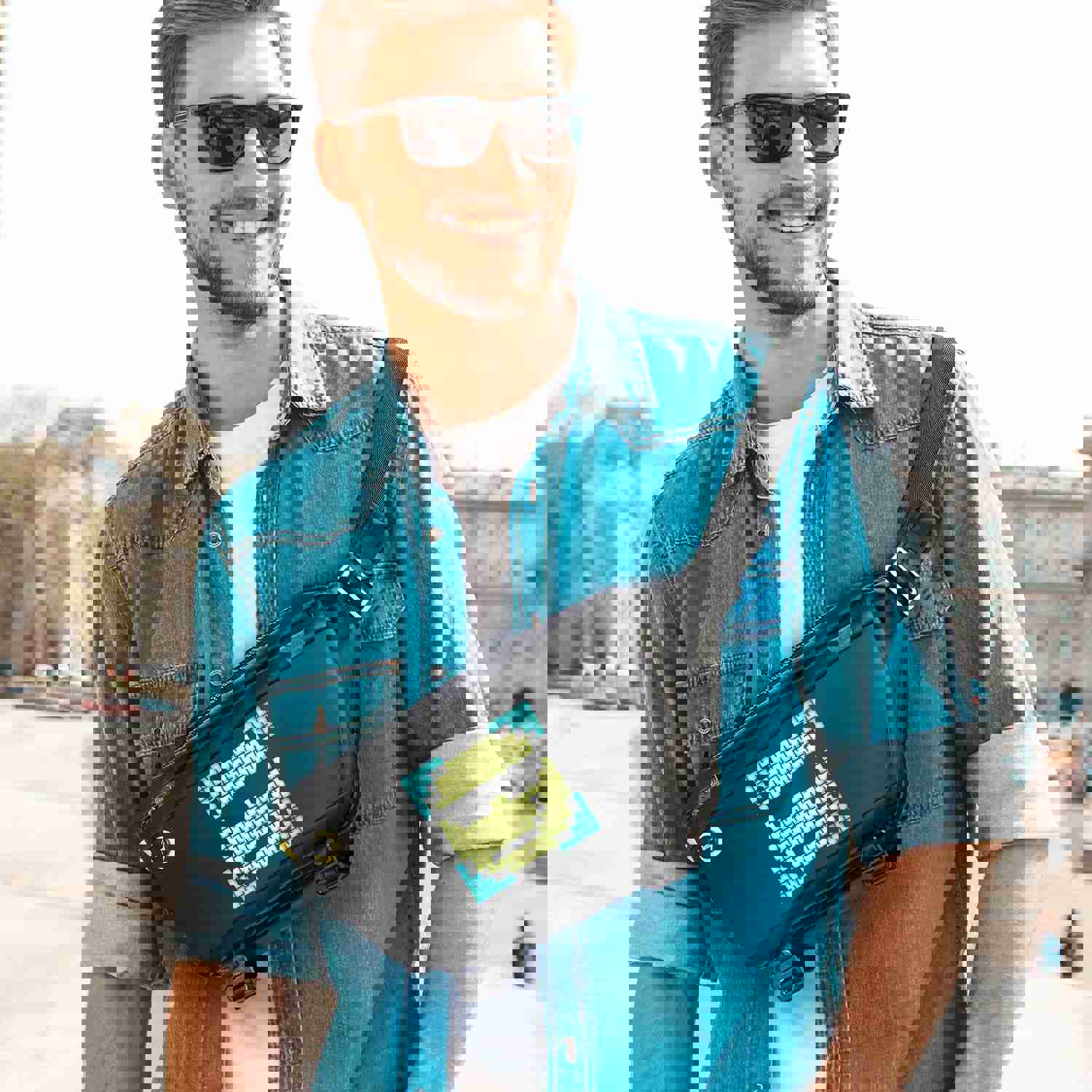 Divoom Pixel Sling Bag: Customizable Waterproof Fashion for Outdoor Adventures