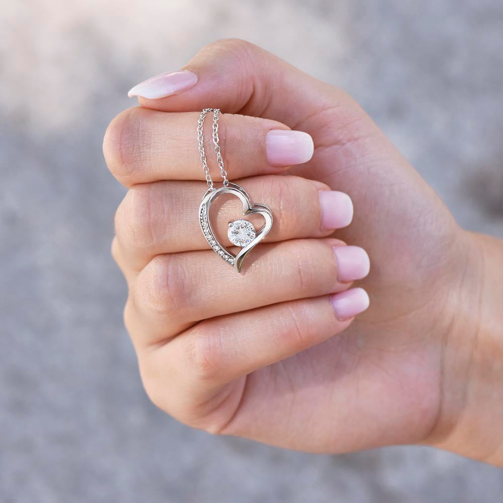 You Stole My Heart - Open-Heart Pendant Necklace for Wife