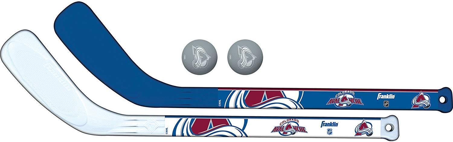 Franklin Sports NHL Team Mini Hockey 2 Piece Stick Set for Kids