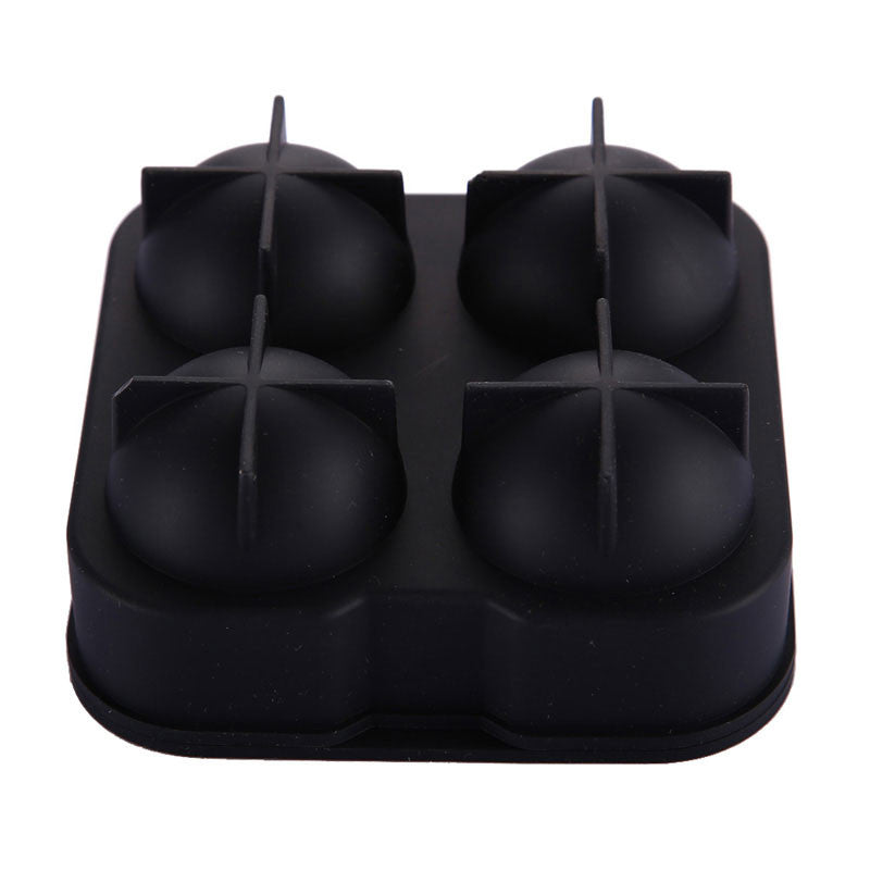 Whiskey Cocktail Ice Cube Ball Maker - BPA Free Silicone Ice Mold with Lid