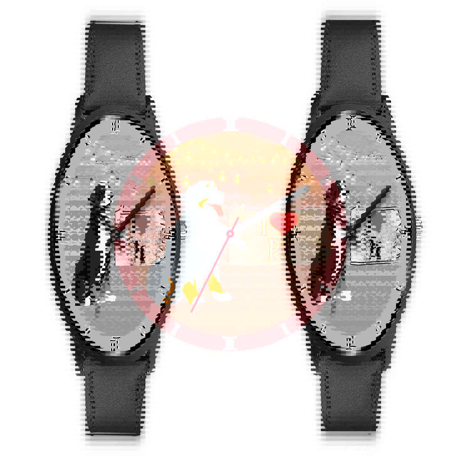 Bernese Mountain Dog Art Pennsylvania Christmas Special Wrist Watch