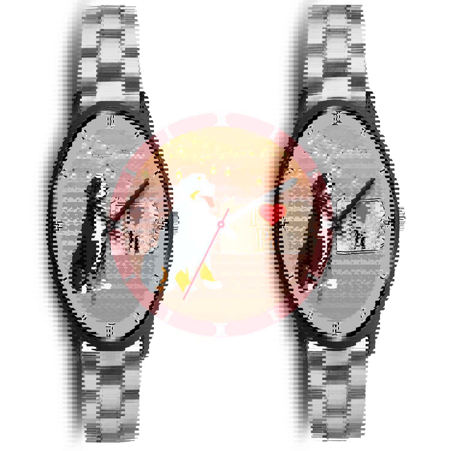 Bernese Mountain Dog Art Pennsylvania Christmas Special Wrist Watch