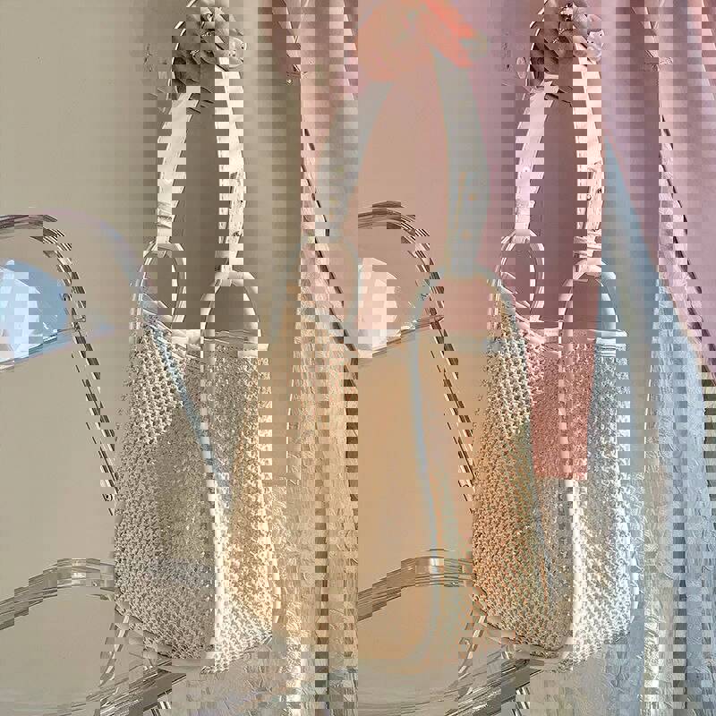 Lkblock 2022 Fashion Hand-held Straw Woven Bag for Women - Large-capacity Tote & Shoulder Bag