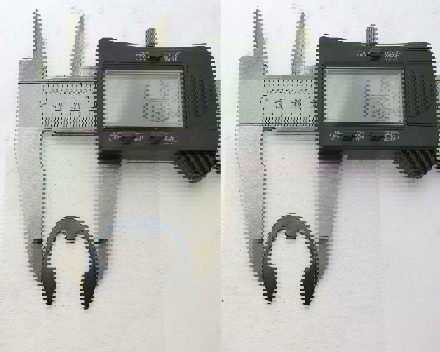 E Clip ~ 5/8 inch ~ Black Oxide Finish ~ Spring Steel