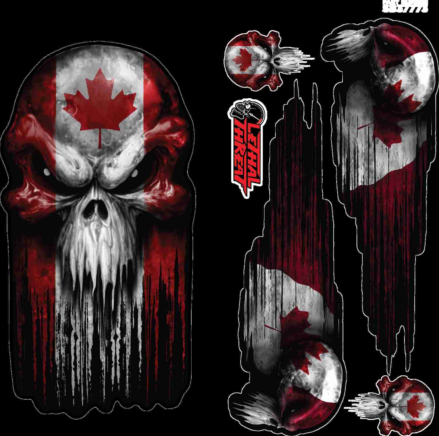 CANADA SKULL Series Sticker Bomb Pack