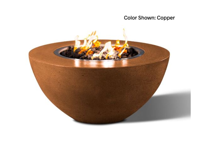 Round Fire Bowl Oasis 34 with Electronic Ignition - Free Cover [Slick Rock Concrete]