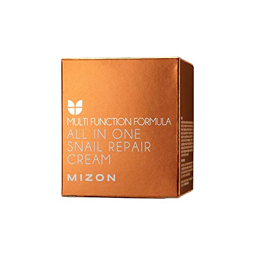 Mizon Snail Repair Cream - 2.53oz All-in-One Face Moisturizer with Snail Mucin Extract