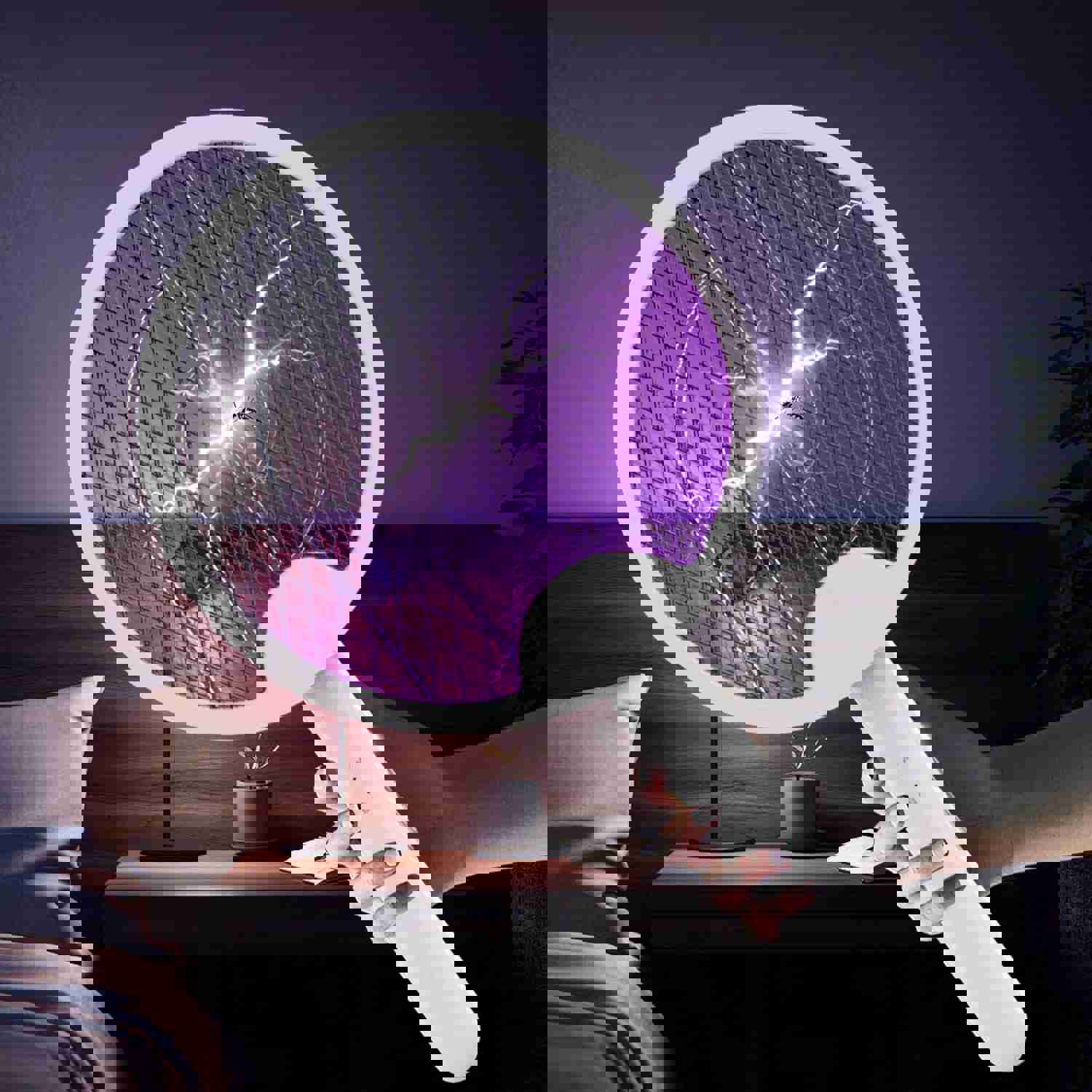 iHave Electric Fly Swatter - Rechargeable 2-in-1 Bug Zapper for Indoor and Outdoor Use