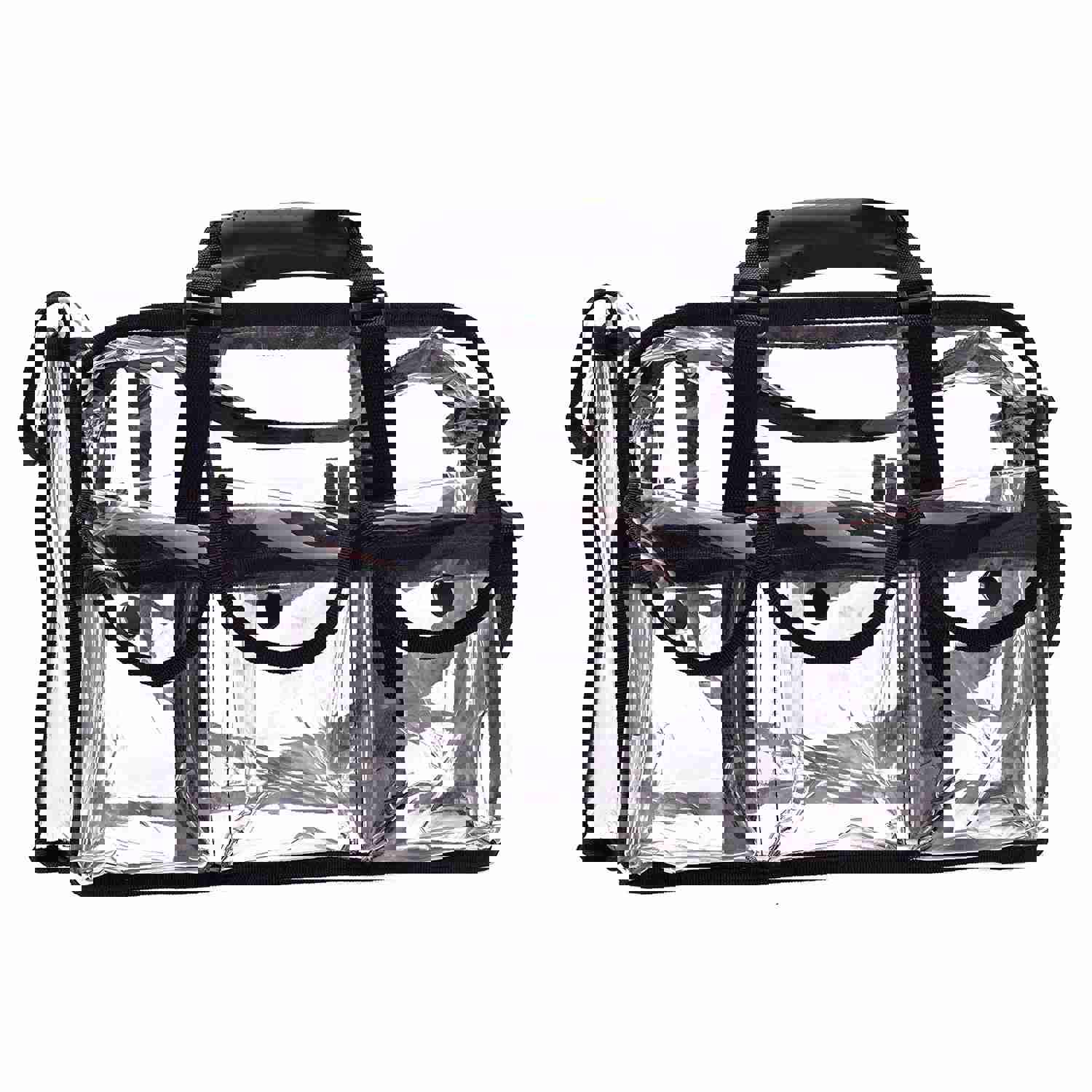 Lkblock Transparent Waterproof Large-Capacity Cosmetic Bag for Men and Women