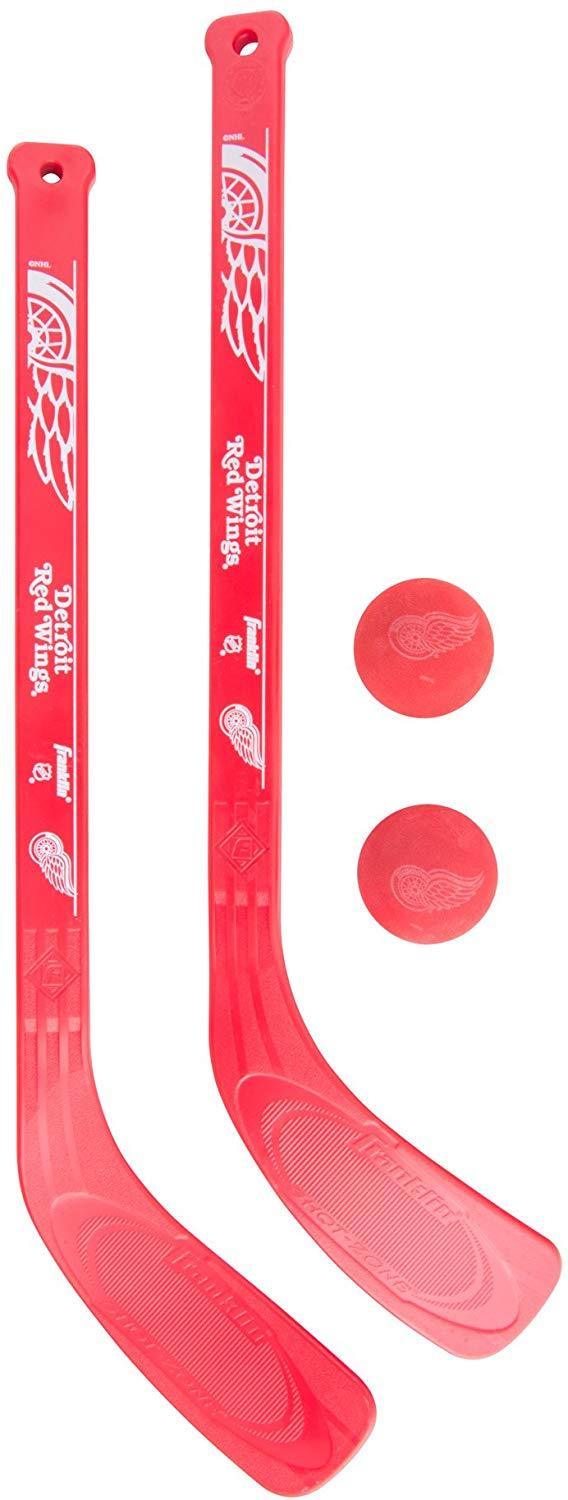 Franklin Sports NHL Team Mini Hockey 2 Piece Stick Set for Kids