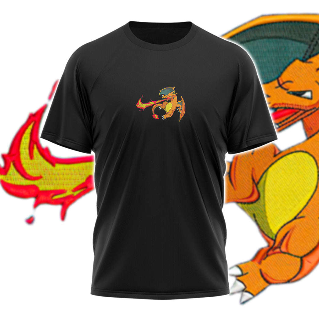 Charizard Simple Swoosh Custom 2-Side Printed Hoodie - Unisex