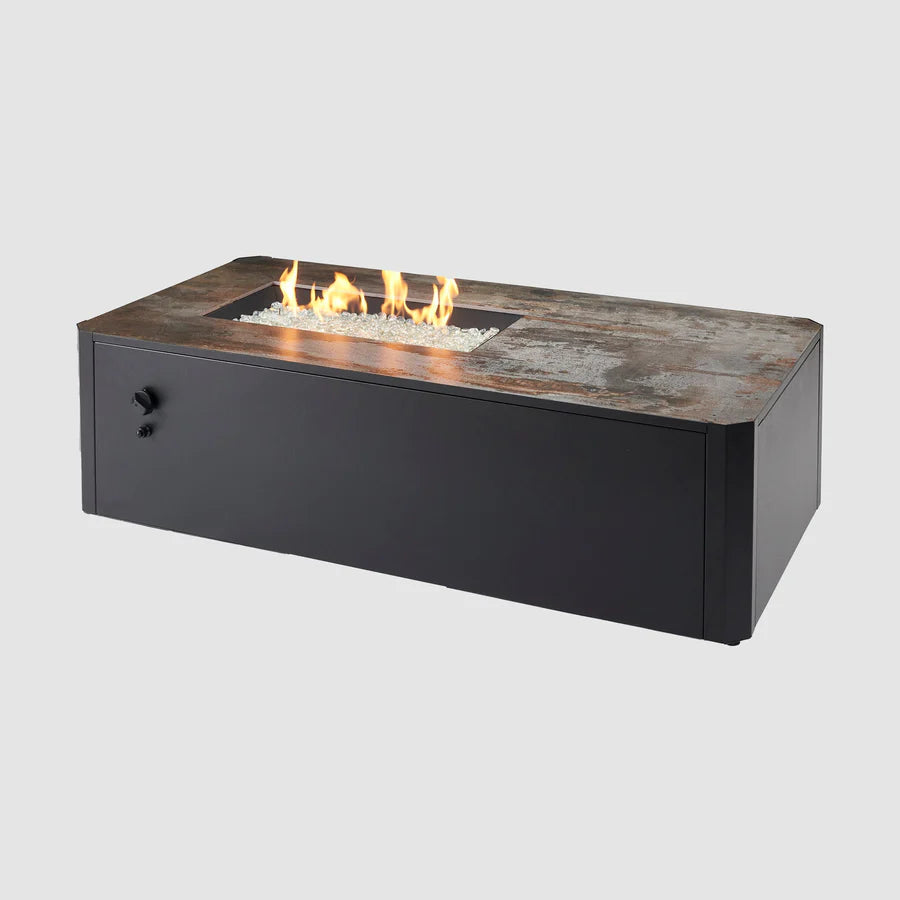 Outdoor Greatroom Company Kinney Rectangular Gas Fire Pit Table