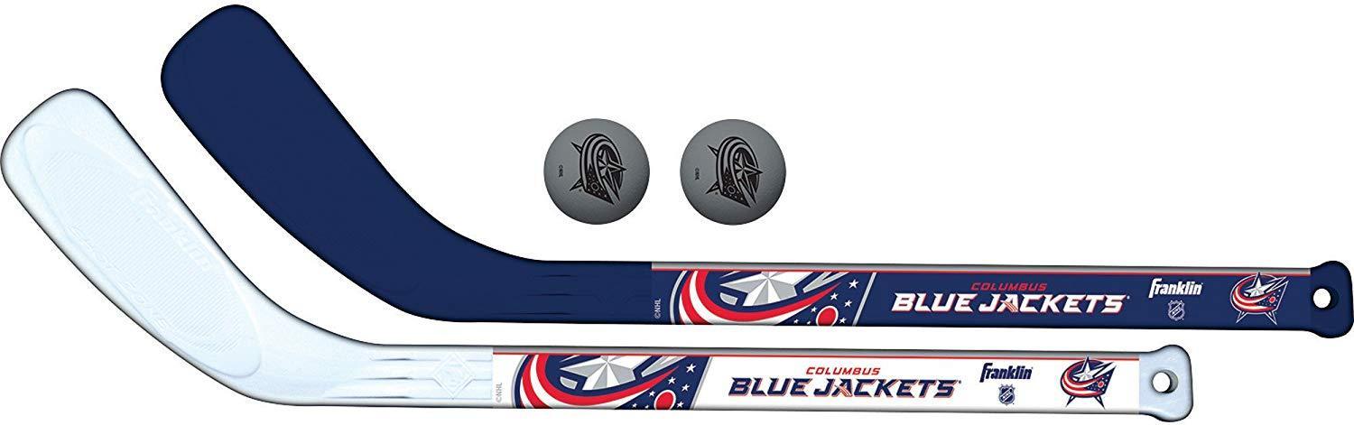Franklin Sports NHL Team Mini Hockey 2 Piece Stick Set for Kids