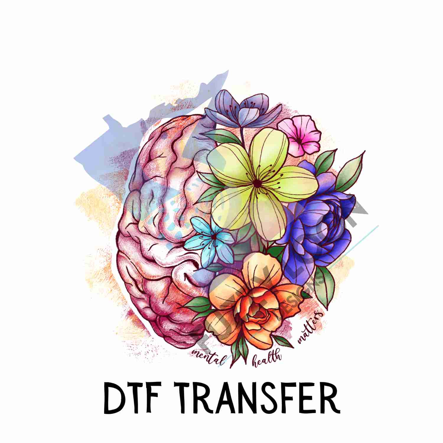 Mental Health Matters | DTF Transfer for DIY and Commercial Printing