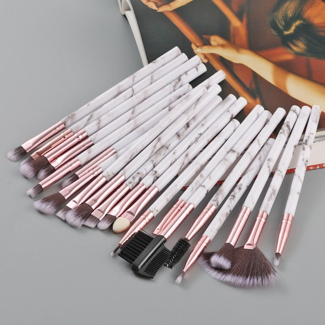 20/10/6 Pieces Makeup Brushes Set for Eye Shadow, Foundation, Powder, Eyeliner, Eyelash, and Lip Makeup