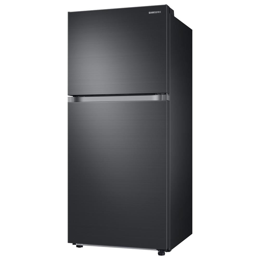 18 cu. ft. Samsung Top Freezer Refrigerator with FlexZone™ and Ice Maker in Black Stainless Steel